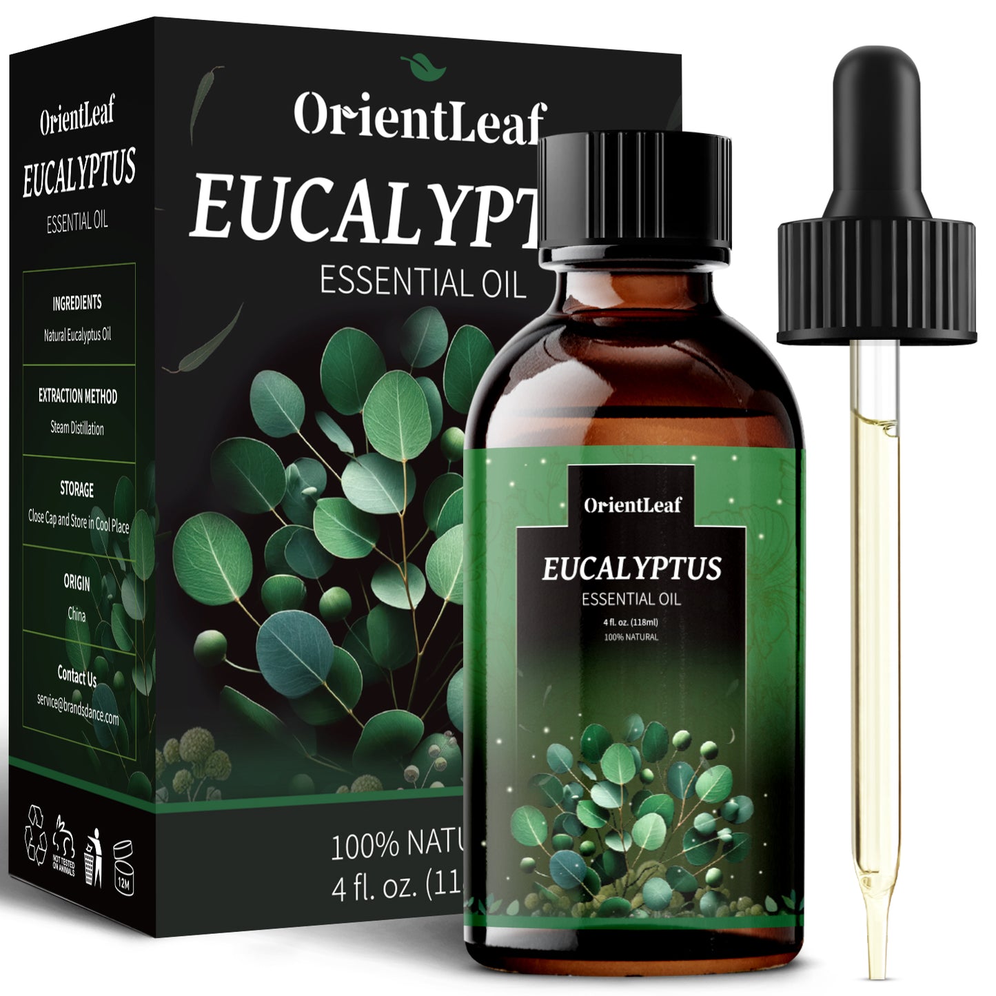 OrientLeaf Pure Lavender Essential Oil for Skin Hair Diffuser Massage, 4 fl Oz