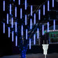Pulg in String Lights LED Decoration Icicle Lights Outdoor Meteor Shower Rain Lights