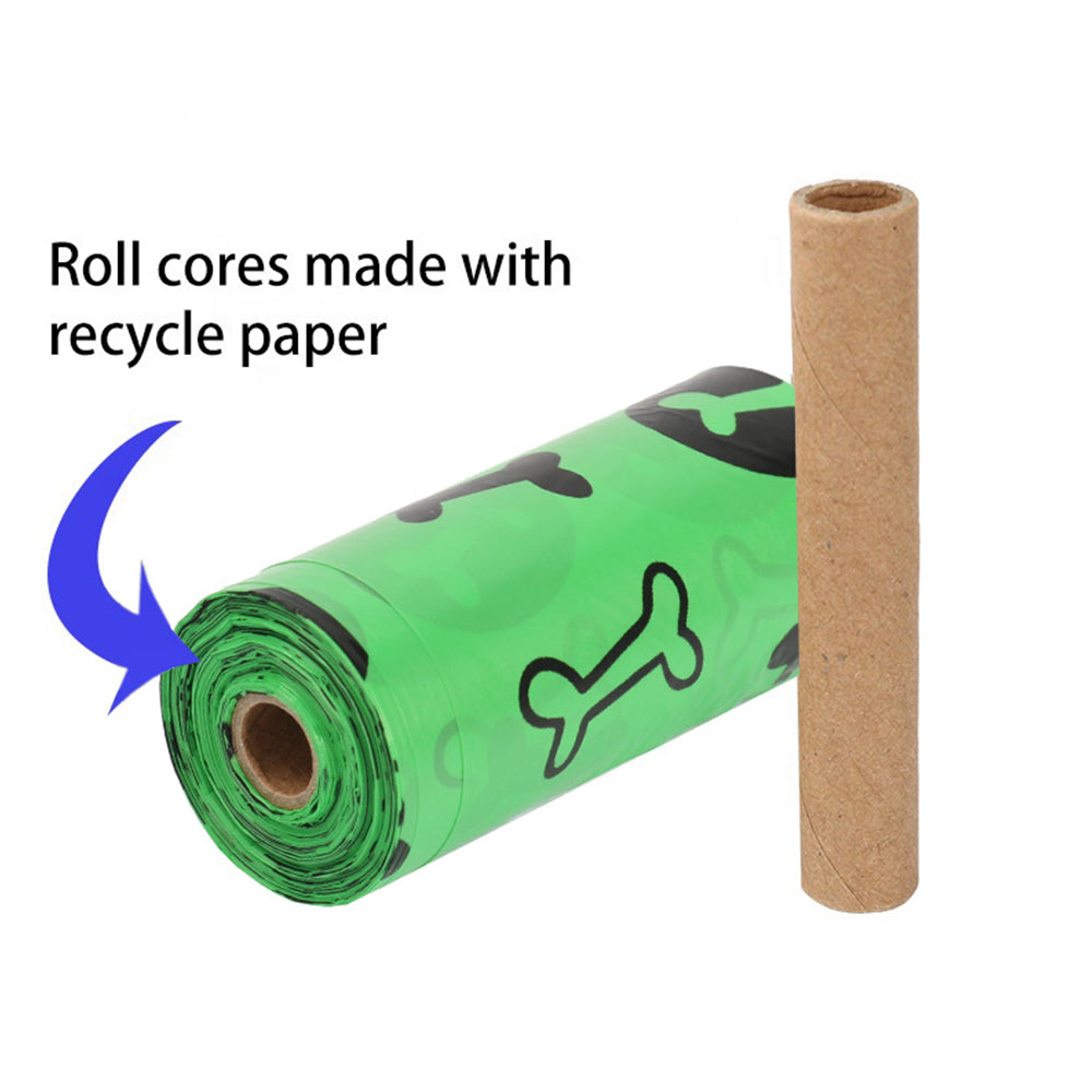 16 Rolls Pet Waste Poop Bags Leak-proof Pet Supply With Dispenser