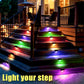 4Pcs Solar Deck Lights Outdoor Waterproof for Patio Step and Pathway