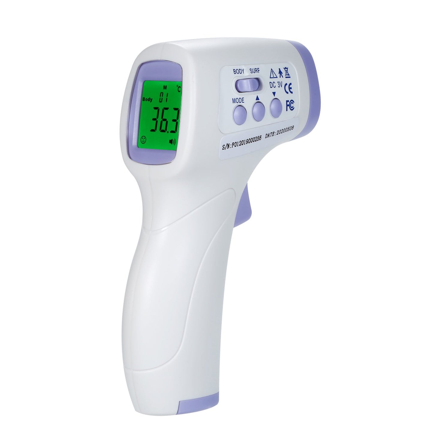 Genkent Infrared Forehead LED Digital Thermometer, No Touch Thermometer Temperature Meter Home Fast Measuring