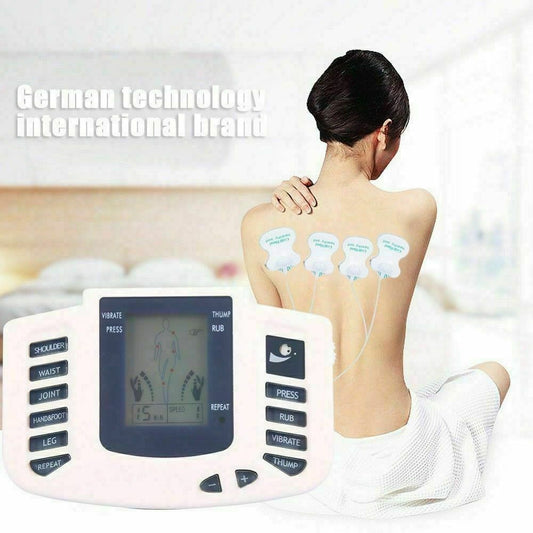 Tens Unit Electronic Pulse Massager Muscle Stimulator For Pain Relief Therapy