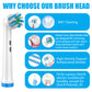 12/15 Pcs Replacement Toothbrush Heads Compatible with Oral B Deep Clean Electric Toothbrush Heads Refill