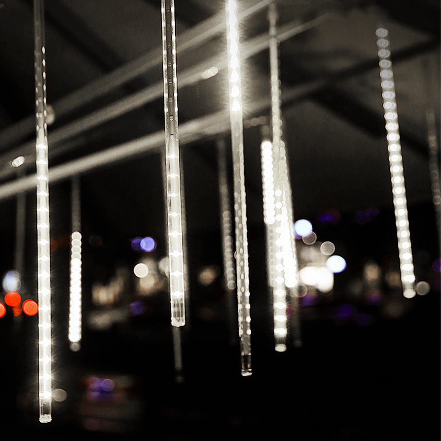Pulg in String Lights LED Decoration Icicle Lights Outdoor Meteor Shower Rain Lights