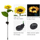 2/4/6 PCS Solar Sunflower Lights LED Waterproof Landscape Outdoor Lights